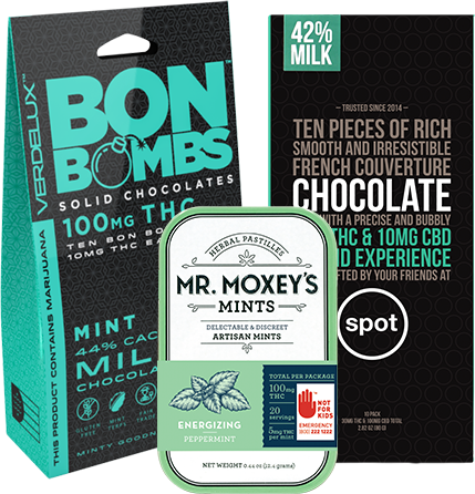 Verdelux, Mr. Moxey's, and Spot Edibles